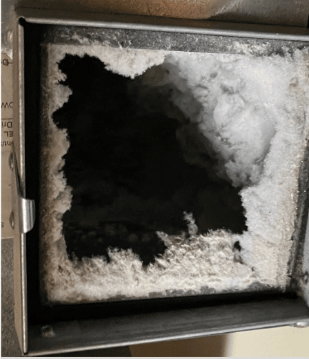 Before Hotel Dryer Vent Cleaning in Northern Virginia